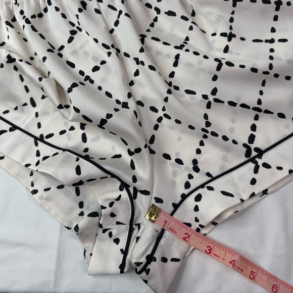 Kate Spade New York Silk Like Romper Faux Quilt Size Extra Large - Picture 9 of 10